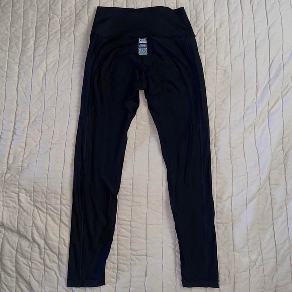 Super cute black pink x VSX leggings active athletic wear outdoor yoga tights - Picture 9 of 15